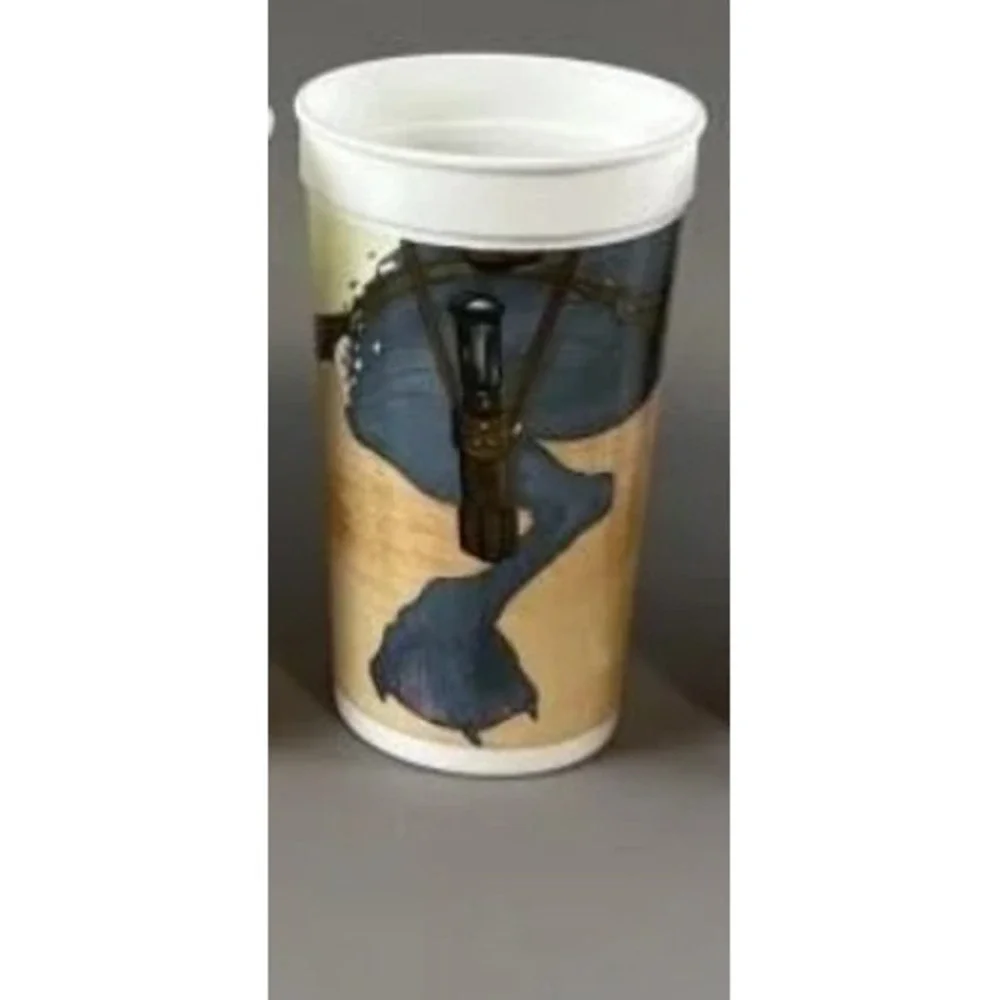 Star Wars Collectible Plastic Tumbler Cup with Character Head Piece Lid